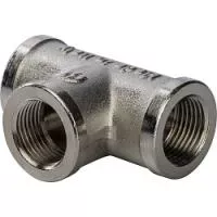 STOUT SFT-0020-000038 Тройник ВВ никелированный