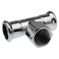 Тройник press×внутрения резьба×press KAN-therm