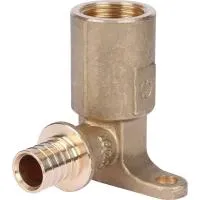 STOUT SFA-0032-001612 Угольник настенный с длинным нарезным патрубком