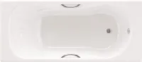 Чугунная ванна ASIA 150*75 (с отверстиями для ручек). Подходит модель ручек Fresh. 